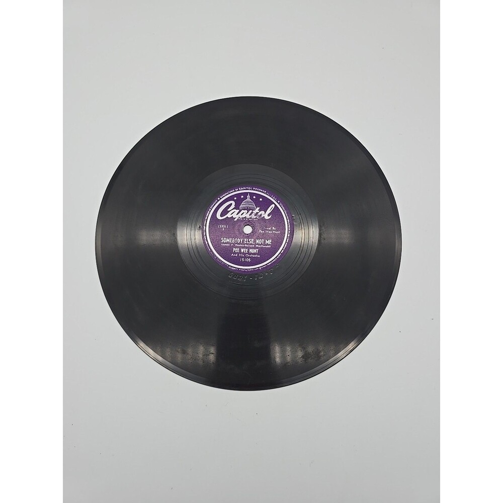 PEE WEE HUNT Twelfth Street Rag 1948 Shellac 10" 78 RPM Capitol 15105 33301 Y